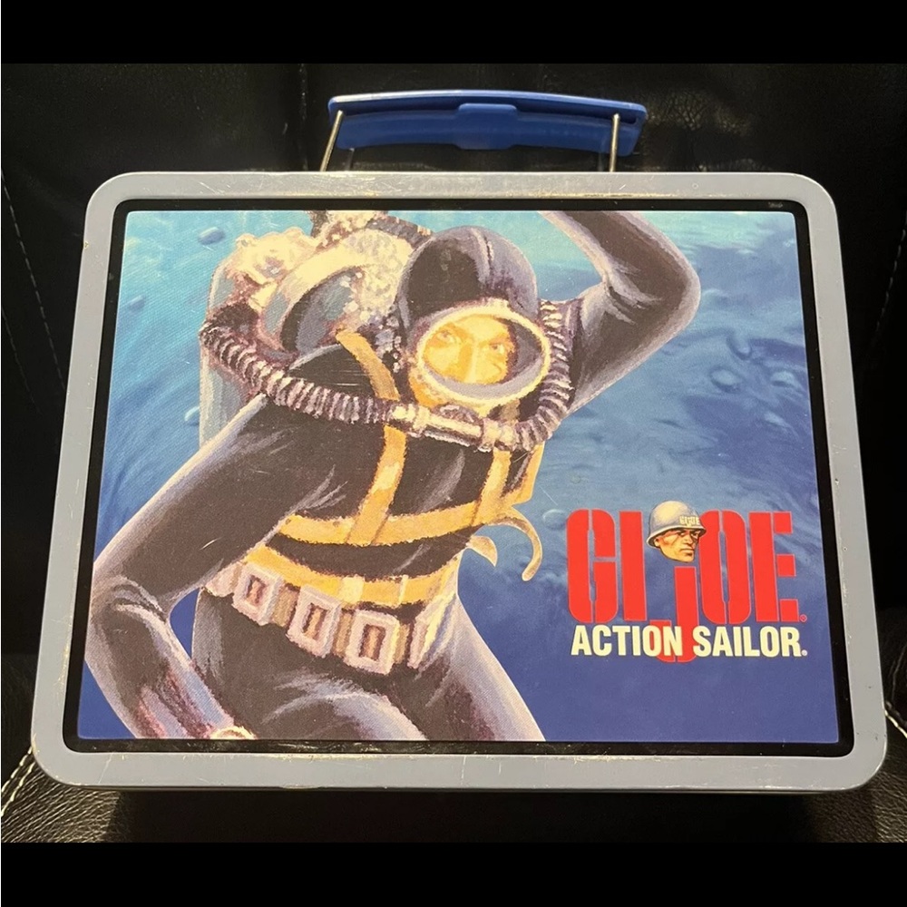 G.I JOE Vintage 1997 Action Sailor Metal Tin Lunch Box Hasbro